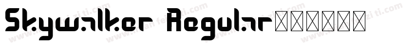 Skywalker Regular字体转换